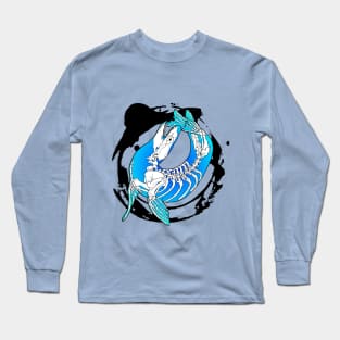 Leopard Seal Skeleton Long Sleeve T-Shirt